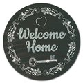 Signmission Corrugated Plastic Sign With Stakes 16in Circular-Welcome Foolish Mortals C-16-CIR-WS-Welcome Home